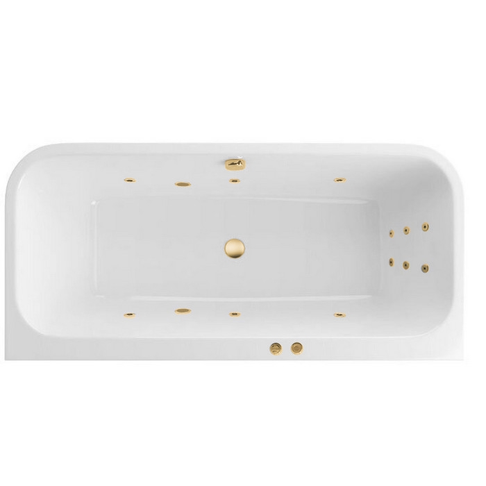 Ванна Excellent Arana WAEX.ARA18.LINE.GL 180x85 "Line" (золото)