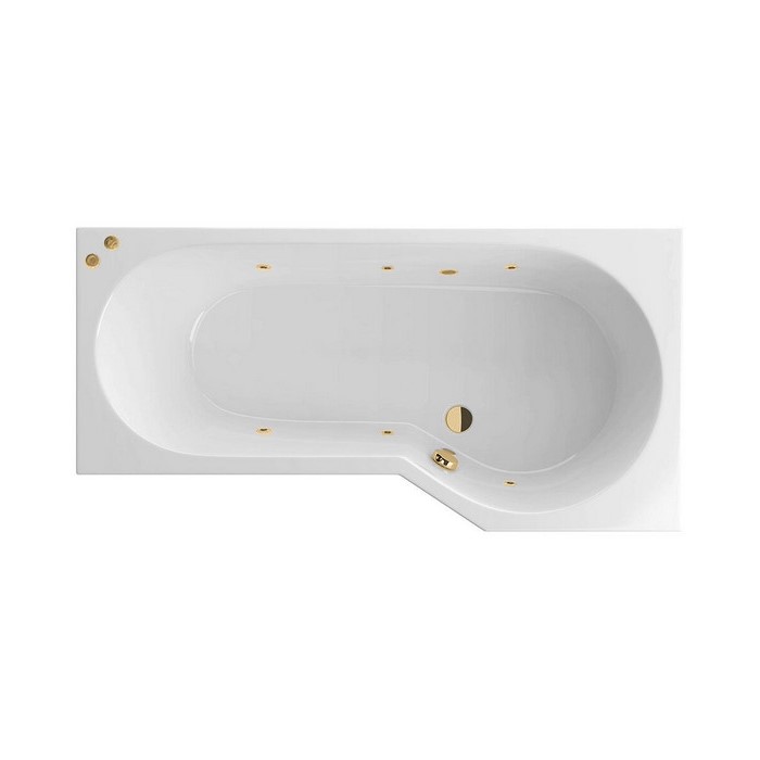 Ванна Excellent Be Spot WAEX.BSP16.SOFT.GL 160x80 (правая) "Soft" (золото)