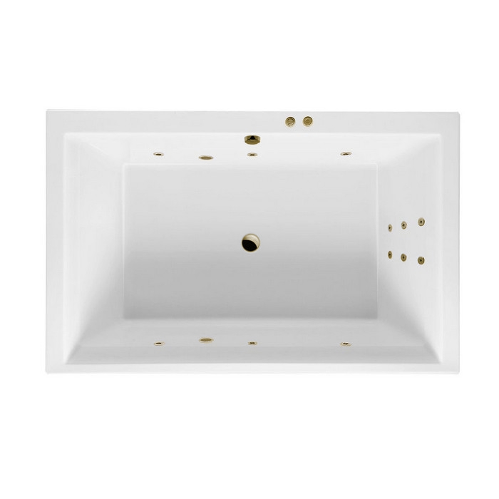 Ванна Excellent Crown Lux WAEX.CRO19.LINE.BR 190x120 "Line" (бронза)