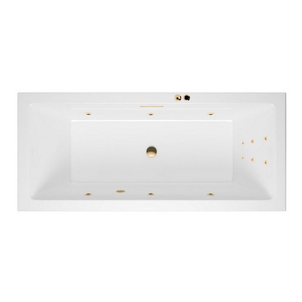 Ванна Excellent Heaven Slim WAEX.HEV18S.LINE.GL 180x80 "Line" (золото)