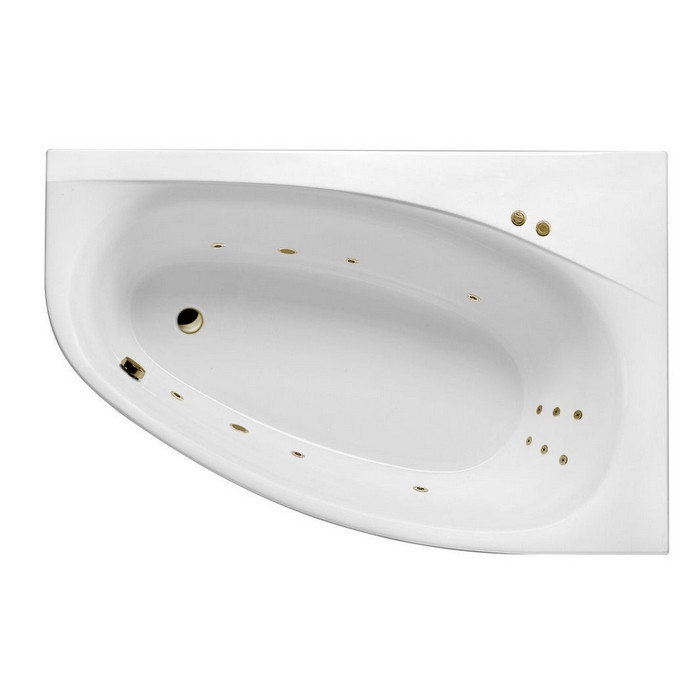 Ванна Excellent Kameleon WAEX.KMP17.LINE.BR 170x110 (правая) "Line" (бронза)