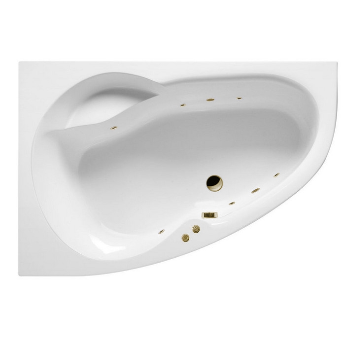 Ванна Excellent Newa WAEX.NEL16.SOFT.BR 160x95 (левая) "Soft" (бронза)