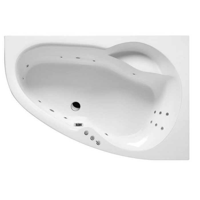 Ванна Excellent Newa WAEX.NEP16.SMART.CR 160x95 (правая) "Smart" (хром)