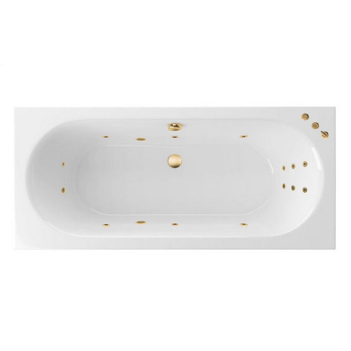 Ванна Excellent Oceana Slim WAEX.OCE16S.SMART.GL 160x75 "Smart" (золото)