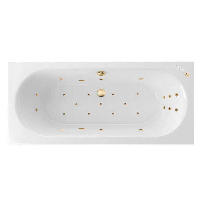 Ванна Excellent Oceana Slim WAEX.OCE17S.ULTRA.GL 170x75 "Ultra" (золото)