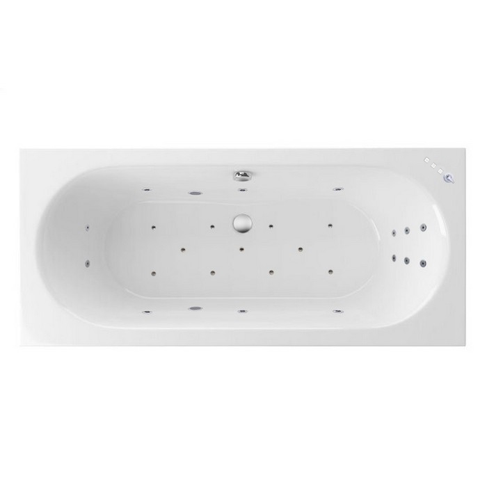 Ванна Excellent Oceana Slim WAEX.OCE18S.ULTRA.BR 180x80 "Ultra" (хром)