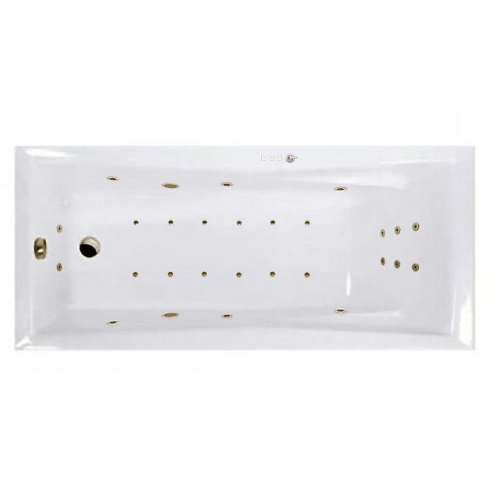 Ванна Excellent Palace WAEX.PAL18.ULTRA.BR 180x80 "Ultra" (бронза)