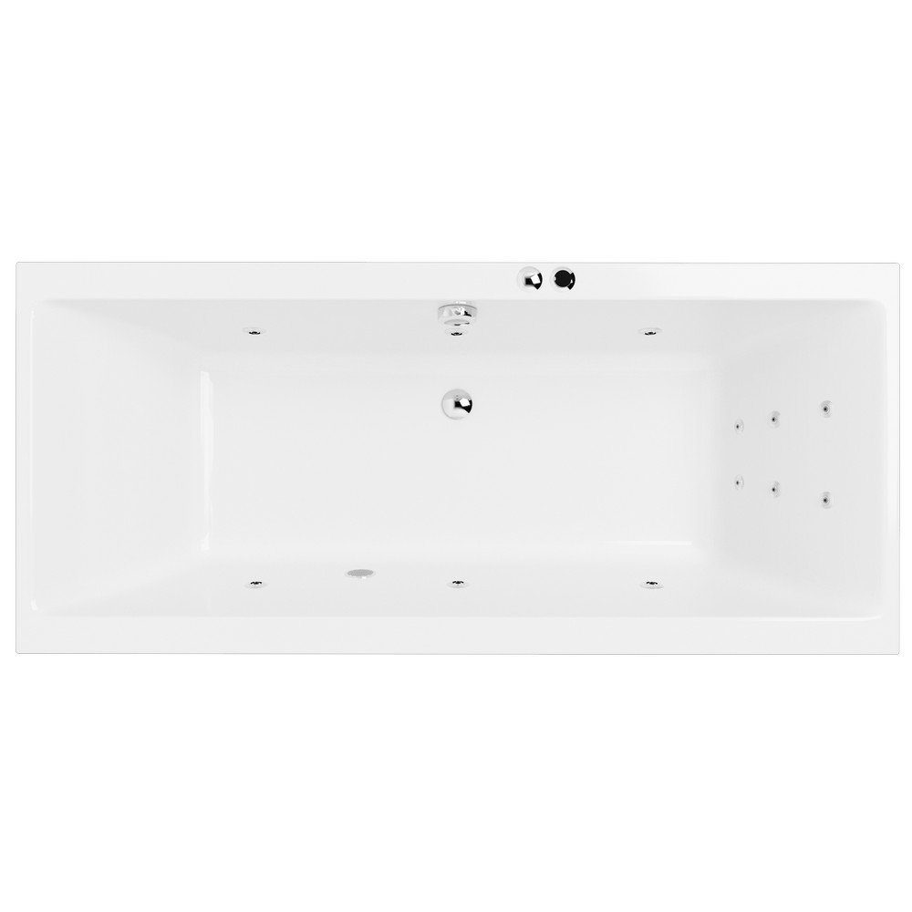 Ванна Excellent Pryzmat Slim WAEX.PRY17S.LINE.CR 170x75 "Line" (хром)