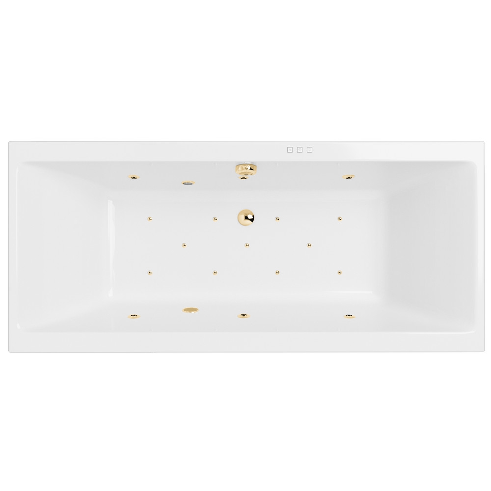 Ванна Excellent Pryzmat Slim WAEX.PRY17S.RELAX.GL 170x75 "Relax" (золото)