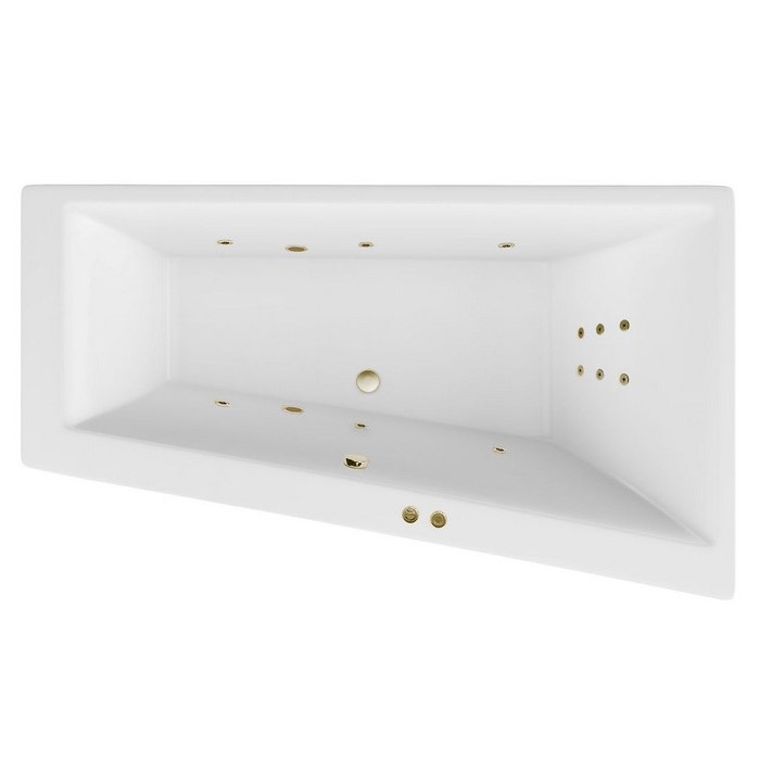 Ванна Excellent Sfera WAEX.SFP17.LINE.BR 170x100 (правая) "Line" (бронза)