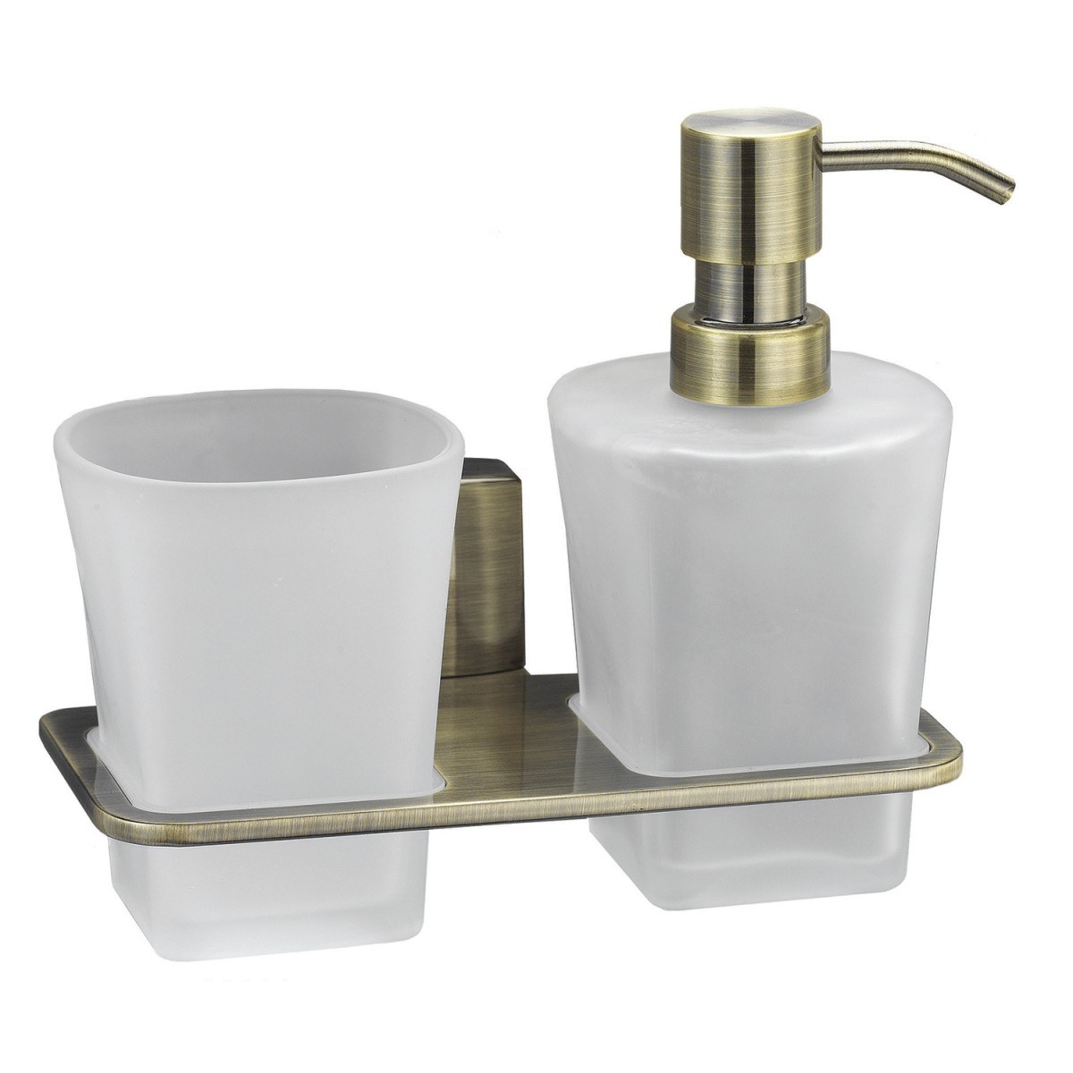 Держатель стакана и дозатора WasserKraft Exter K-5289