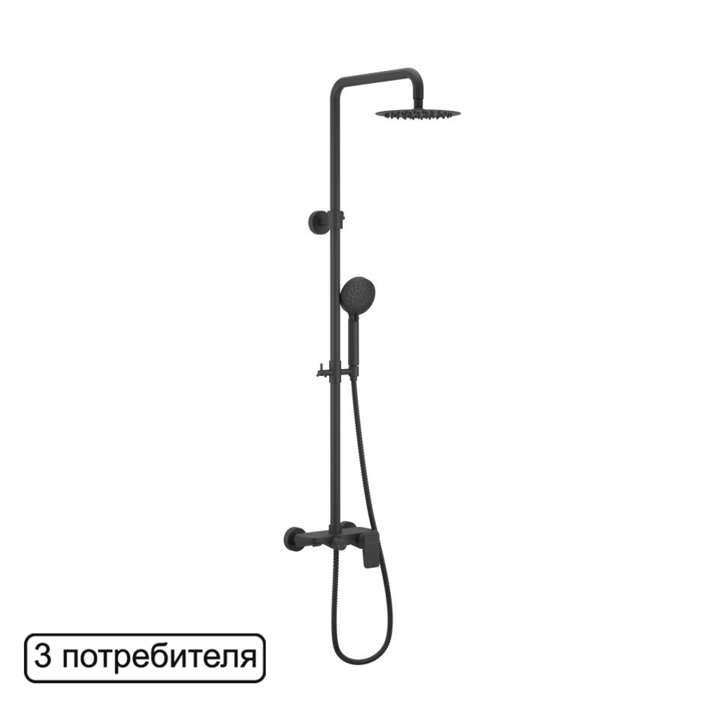 Душевая стойка Excellent Rain Altar AREX.SY.781BL