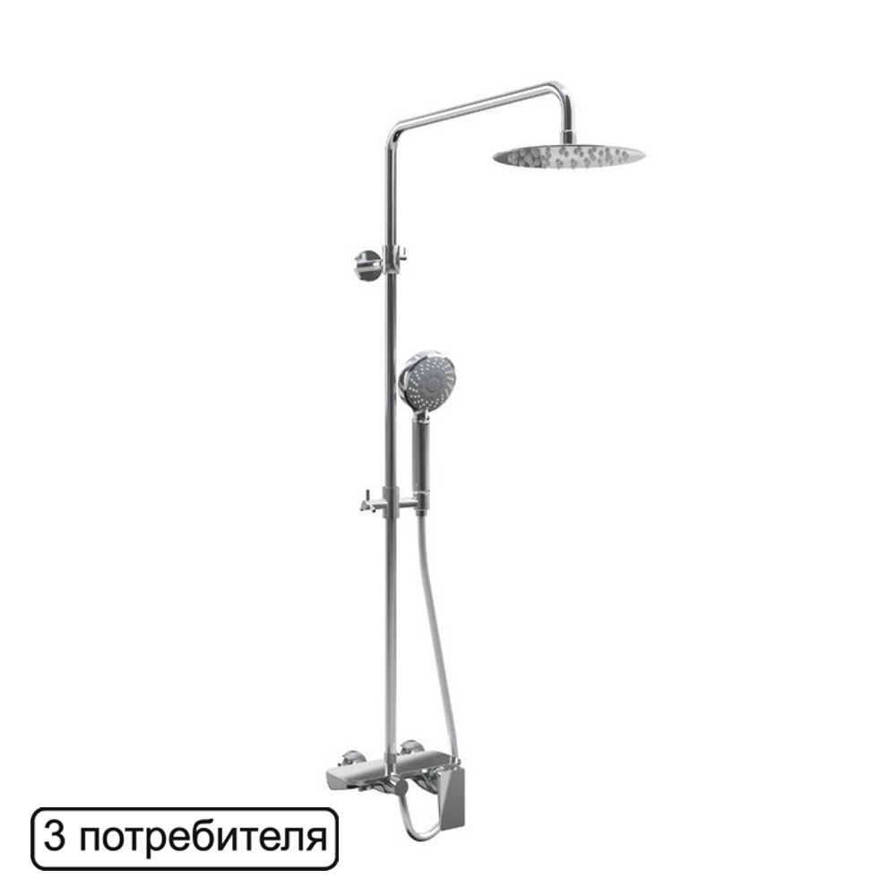 Душевая стойка Excellent Rain Altar AREX.SY.781CR
