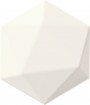 W- Origami white hex 11x12,5