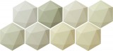 W- Origami green hex 11x12,5