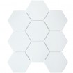 Керамическая мозаика Geometry Hexagon Big White Matt 95x110