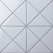 Керамическая мозаика Geometry Triangolo White Glossy