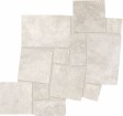 Керамогранит Emil Ceramica Fabrika Mosaico Blokko White Silktech 34x34