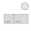 Керамогранит Emil Ceramica Mapierre Opus Spaccatella Ancienne Blanc 20x50