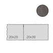 Керамогранит Emil Ceramica Mapierre Opus Spaccatella Ancienne Noir 20x50
