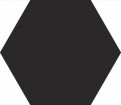 Керамогранит Emil Ceramica Sixty Esagona Nero Assoluto Silk 18,2x21