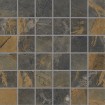 Керамогранит Emil Ceramica Tele di Marmo Reloaded Mosaico 5X5 Fossil Brown Malevich Lapp 30х30