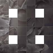 S.O. Black Agate Mosaic Lap / С.О. Блэк Агате Мозаика Лаппато 45x45
