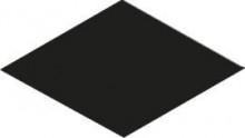Rhombus Smooth Black Floor 14x24